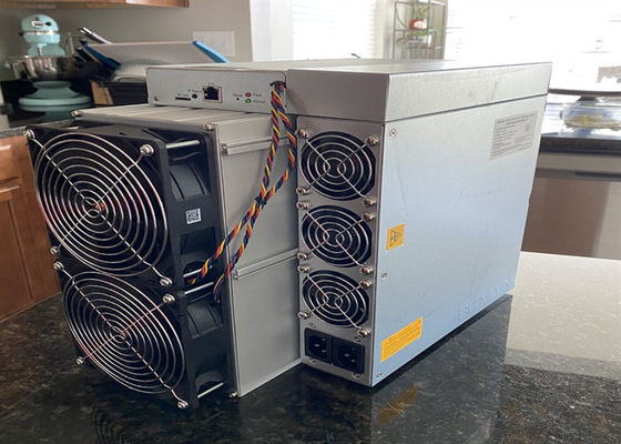 3150w Bitmain Antคนขุดแร่ T19 84T เครื่องสกัด Bitcoin มือสอง