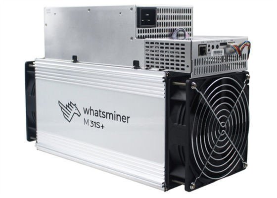 M31s+ 80TH/S ใช้ Bitcoin Asic Miner เครื่องจักร 3360W Whatsminer