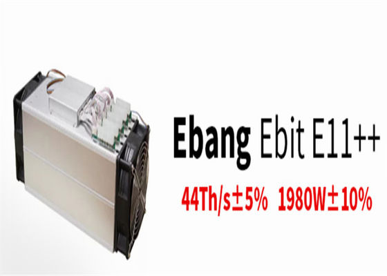 44TH/S 1980W เครื่องขุด Crypto BTC มือสอง Ebit E11++ SHA256d