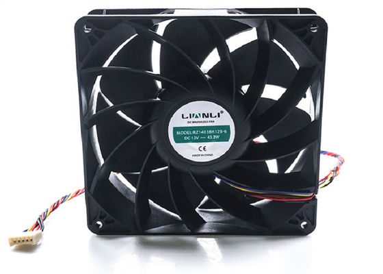 140*140*38mm 12v 14038 การขุด ริก Cooling Fans High Power For Avalon