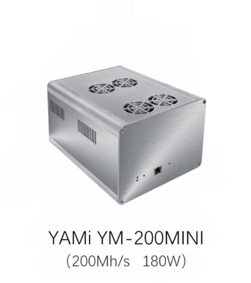 2022 ยี่ห้อใหม่ YAMI Tech ETH ฯลฯ Asic Miner YM-200 MINI 200M 180W Ethash Mining